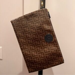 Large Fendi Monogram Pouch